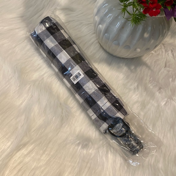Kate Spade♠️NY GINGHAM Travel Umbrella w/ pouch, New w/ Tags, Cover-Never Opened - Picture 3 of 10